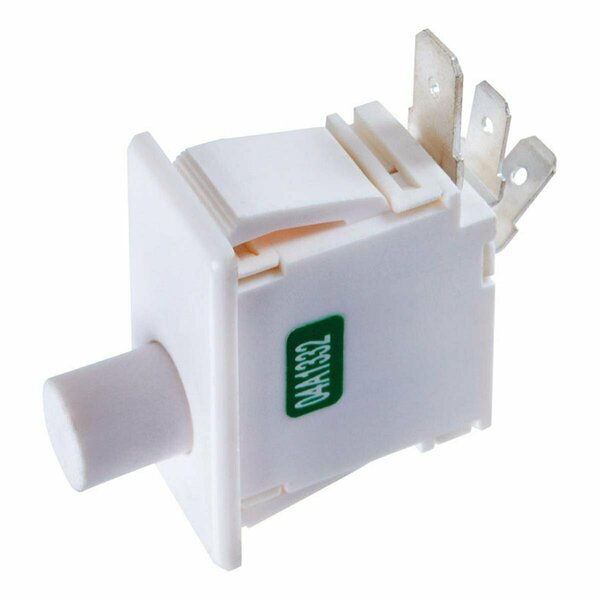 Gorgeousglow Single Plunger Push Button Switch - White GO3302877